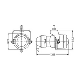 HELLA H13090611 Micro DE Series 12V 55W Halogen Clear Fog Lamp Kit